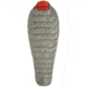 Big Agnes Pluton UL 40 850 DownTek Sleeping Bag, Gray/Pumpkin, regular, left zipper, BTMPULRL23