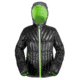 Big Agnes Shovelhead Hooded Jacket - Women's-Black/Lime-X-Large