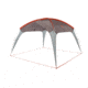 Big Agnes Three Forks Shelter Tent, Orange/Taupe/Gray, TTFS20