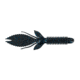 Big Bite Baits BFE Soft Bait, 6, 4.5in, Black Blue Flake, 45BFE-01