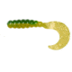 Big Bite Baits Fat Grub Curl Tail Grub, 10, 2in, Tractor Green, FG2-25