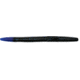 Big Bite Baits Trick Stick Finese Worm, 10, 5in, Black Blue Tip, TS5-34