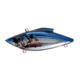 Bill Lewis Mini-Trap Hard Bait, Chrome Blue Bleeding Shad, 1/4 oz, BLF-MT372
