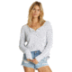 Billabong Any Day Henley Shirt - Womens, Light Grey, Large, J903VBAN-LGR-L