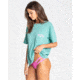 Billabong Beach Comber - Graphic T - Womens, Seagreen, Small, J926TBBE-SGN-S