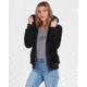 Billabong Cozy Down Polar Fleece Jacket - Womens, Black, Large, J612MCOZ-BLK-L
