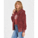 Billabong Cozy Down Polar Fleece Jacket - Womens, Vintage Plum, Extra Large, J612MCOZ-VPL-XL