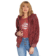 Billabong Cozy Down Polar Fleece Jacket - Womens, Vintage Plum, Extra Large, J612MCOZ-VPL-XL
