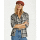 Billabong East Light Shirt - Womens, Black White, Large, J526VBEA-BCI-L