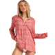 Billabong Easy Movin Shirt - Womens, Stone Rose, Large, J516VBEA-SNE-L