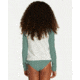 Billabong Girls Sol Searcher Long Sleeve Rashguard, Seashell, Large, YR01VBSO-SSL-L