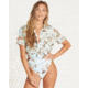 Billabong Hana Koa - Button Up - Womens, Seaspray, Large, J508UBHA-SPY-L