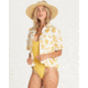 Billabong Hana Koa - Button Up - Womens, White Cap, Large, J508UBHA-WCP-L