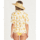 Billabong Hana Koa - Button Up - Womens, White Cap, Large, J508UBHA-WCP-L