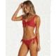 Billabong Hot For Now Lowrider Bikini Bottom - Womens, Fuego, Large, XB09VBHO-FUE-L