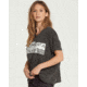 Billabong It Matters Relaxed Short Sleeve Shirt - Womens, Off Black, Small, J925QBIT-OFB-S