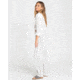 Billabong New Waves Stripe - Casual Pants - Womens, White Stripe, Large, J323JNEW-WAI-L
