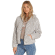 Billabong Reine Down Fleece Jacket - Womens, Ash Heather, Large, J622WBRE-AHH-L