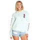 Billabong Retro Logo - Hoodie - Womens, Seaspray, Large, J651UBRE-SPY-L
