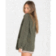 Billabong Right Left Right, Zipped Army Jacket - Womens, Olive, Large, J702QBRI-OLV-L