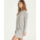 Billabong Simply Put Long Sleeve T-Shirt Dress - Womens, Ice Athletic Grey, Small, JD22QBSI-IAG-S