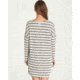 Billabong Simply Put Long Sleeve T-Shirt Dress - Womens, Ice Athletic Grey, Small, JD22QBSI-IAG-S