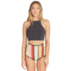 Billabong Sleeveless Sea Crop - Swim Top - Womens, Black Olive, Medium, JWSHTBHT-BOL-M