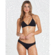 Billabong Sol Searcher Lowrder, Swim Bottom - Womens, Black Pebble, Small, XB03JSOL-BPB-S