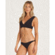 Billabong Sol Searcher Plunge Bikini Top - Womens, Pebble Black, Medium, XT53UBSO-PBA-M