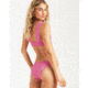 Billabong Sol Searcher Plunge Bikini Top - Womens, Pink Haze, Extra Large, XT53UBSO-PKZ-XL