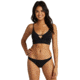 Billabong Sol Searcher V Plunge - Swim Top - Womens, Black Pebble, Large, XT70TBSO-BPB-L