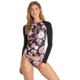 Billabong Sweet Tide Long Sleeve Reglan - Womens, Multi, Large, XR04QBSW-MUL-L
