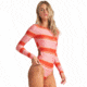 Billabong Tanlines Mock Neck Bodysuit - Womens, Samba, Medium, XR031BTA-sam-M