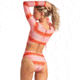 Billabong Tanlines Mock Neck Bodysuit - Womens, Samba, Medium, XR031BTA-sam-M