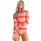 Billabong Tanlines Mock Neck Bodysuit - Womens, Samba, Medium, XR031BTA-sam-M