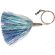 Billy Baits Mini Turbo Slammer Trolling Lure, Rigged &amp; Ready, 135LB AFW Cable, 3 ft, 7/0 Hook, Pearl/Blue Shimmer, BB-MTSBC71