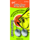 Billy Bay Flounder Fanatic Bucktail Jig, 3/4oz, 2 per Pack, 900-34-2-0