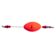 Billy Bay Weighted Click Clackers Aggravator Rig Wgt 2-1/2in Oval Red 1pk, 775-O-R