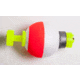 Billy Boy Weighted Round Foam Float Snap-On 50Bg 3/4 in Red/White, B075W-50RW