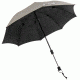 Birdiepal Telescope Handsfree Trekking Umbrella-Silver