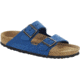 Birkenstock Arizona Nubuck Soft Footbed Sandal - Women's-Blue-Narrow-37