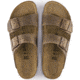 Birkenstock Arizona Oiled Leather Cork-Latex Footbed Sandals, Tobacco Oiled Leather, Narrow, 37, 352203-37