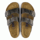 Birkenstock Arizona Oiled Leather Soft Footbed - Men's, Iron, 39 55280-1-39