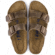 Birkenstock Arizona Soft Footbed Oiled Nubuck Leather Sandals, Tobacco Brown, Narrow, 37, 552813-37