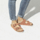Birkenstock Arizona Soft Footbed Suede Leather Sandals - Womens, Earth Red, 36, 1015888-N-36