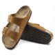 Birkenstock Arizona Soft Footbed Suede Leather Sandals - Womens, Minke Suede, Medium, 42, 1009526-42