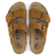 Birkenstock Arizona Soft Footbed Suede Leather Sandals - Womens, Minke Suede, Medium, 42, 1009526-42