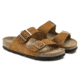 Birkenstock Arizona Soft Footbed Suede Leather Sandals - Womens, Minke Suede, Medium, 42, 1009526-42
