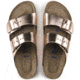 Birkenstock Arizona Soft Footbed - Womens, Metallic Copper Leather, 37, 1005960-1005960-37
