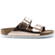 Birkenstock Arizona Soft Footbed - Womens, Metallic Copper Leather, 37, 1005960-1005960-37